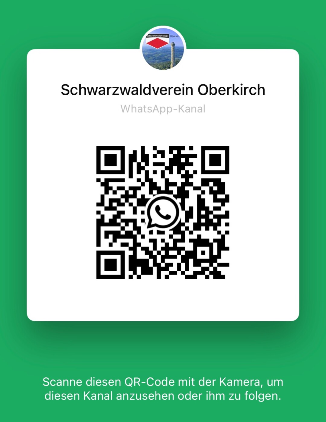 QR-Code zum WhatsApp-Kanal